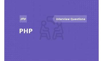 PHP Interview Questions: App Reviews; Features; Pricing & Download | OpossumSoft